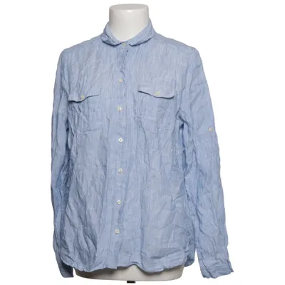 Shirt (Blue, White) from Franco Callegari Linen