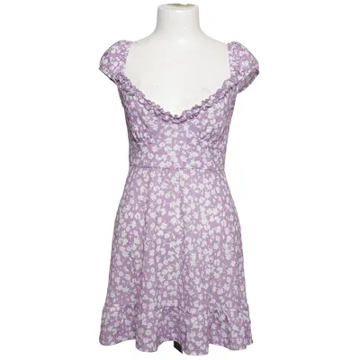 Dress (Purple, White) from Bershka Elastane, Polyester