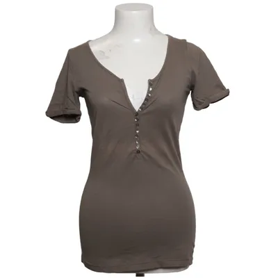 Henley T-shirt (Beige) fra Velvet Bomuld