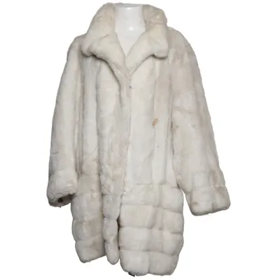 Coat (White) from Tyke Acrylic, Cotton