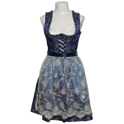 Dirndl (Blå) från Country Line Bomull, Polyamid, Polyester