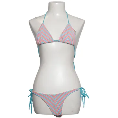 Bikini (Blau, Pink, Gelb) von Triangl Elasthan