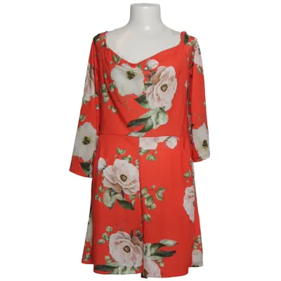 Dress (Orange, Multicolored) from Pink Clove Elastane, Polyester