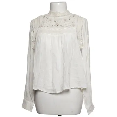 Blus (Vit) från Zara Z1975 Denim Bomull, Polyester