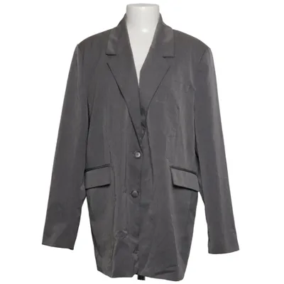 Blazer (Gray) from Bik Bok Elastane, Recycled polyester, Viscose