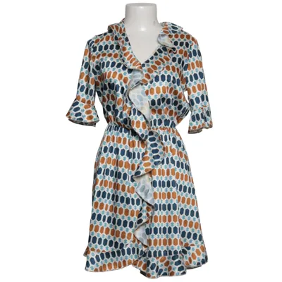 Jurk (Blauw, Bruin, Wit) van Firstage Polyester