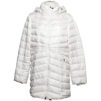 Dunkappa (Vit) från Lands' End Dun, Elastan, Fjädrar, Polyester