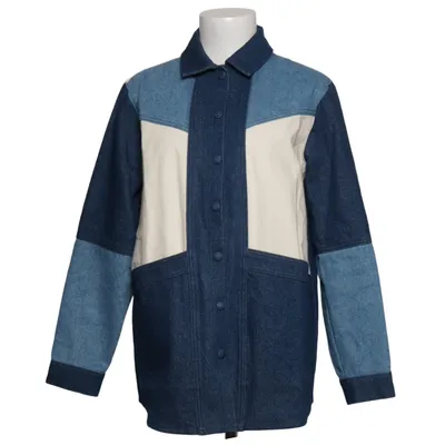 Jeansjacka (Blå, Beige, Flerfärgad) från Sézane Ekologisk bomull