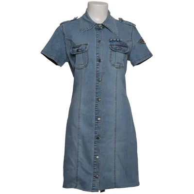 Denim jurk (Blauw) van IDPDT