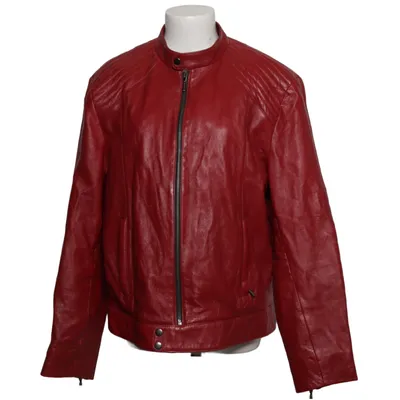 Leren jack (Rood) van Gipsy by Mauritius Leer, Polyester