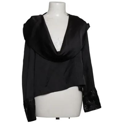 Bluse (Sort) fra H&M Edition Polyester, Viscose