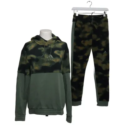 Huvtröja (Grön, Svart, Flerfärgad) från Adidas Bomull, Återvunnen polyester