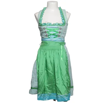Dirndl (Green, Blue, White) from Lekra Cotton, Polyester