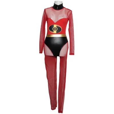 Fancy dress (Red, Black, Gold) Elastane, Polyester