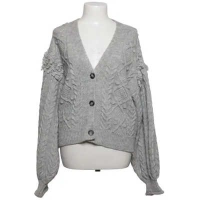 Cardigan (Gray) from Summum Acrylic, Polyamide, Wool