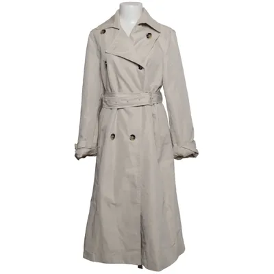Trench coat (Beige) from Mango Cotton, Polyamide, Polyester, Viscose