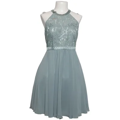 Cocktail dress (Transparent, Petrol green) from Marie Lund Cotton, Polyamide, Viscose