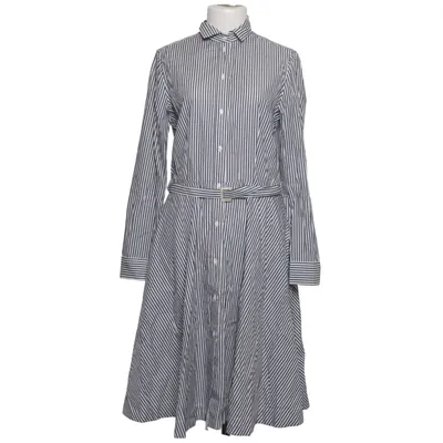 Shirt dress (Blue, White) from Oodji Cotton