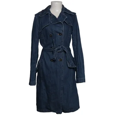Trenchcoat (Blauw) van Crazy World Katoen