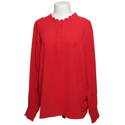 Blouse (Red) from Women Essentials by Tchibo Elastane, Polyester