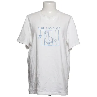 T-shirt (White, Blue) from Comfort Colors Cotton