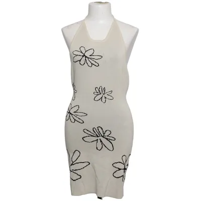 Halternek jurk (Beige, Zwart)