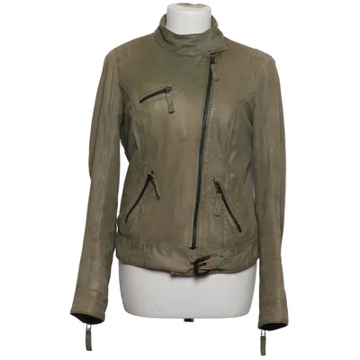 Biker jacket (Green) from Brooker Polyester