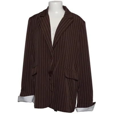 Blazer (Marron) de Mybel Élasthane, Polyester