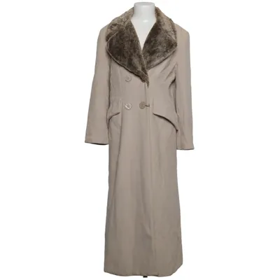 Coat (Beige) from Caroll Cashmere, Polyamide, Wool
