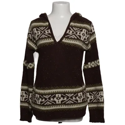 Capuchon sweater (Bruin, Groen, Wit) van Arizona Acryl, Wol