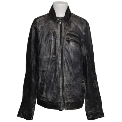 Leather jacket (Black, Gray) from Maze Leather, Polyester
