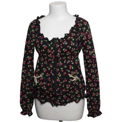 Blouse (Noir, Multicolore) de Blutsgeschwister Coton, Élasthane