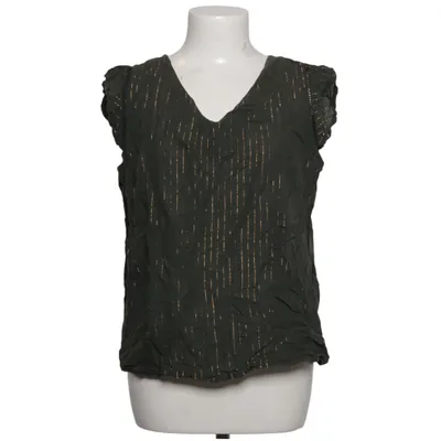 Top (Green, Gold) from Nude Cotton, Metallic fiber