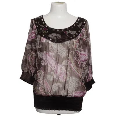 Blouse (Bruin, Roze, Wit) van Jus de Fraise Katoen, Polyester