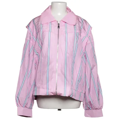 Bomber jacket (Pink, Blue) from Laagam Polyamide, Polyester, Viscose