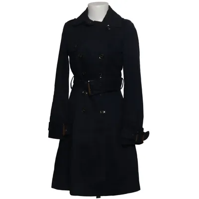 Trenchcoat (Blau) von Mint & Berry Baumwolle, Elasthan, Polyester