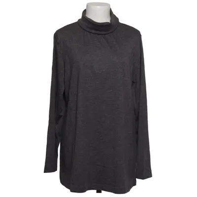 Turtleneck (Gray) from Ulla Popken Cotton, Polyester