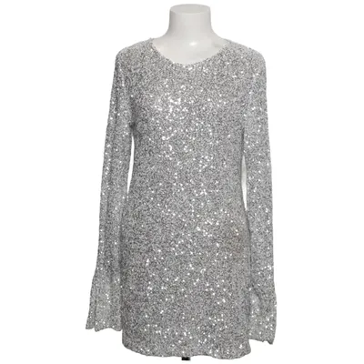 Cocktailklänning (Silverfärgad) från Mikuta Elastan, Polyester, Viskos