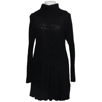 Turtleneck dress (Black) from Luna Acrylic, Mohair, Wool