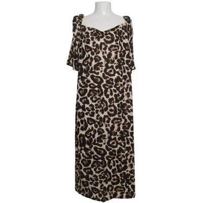 Dress (Beige, Brown, Black) from Shein Curve Polyester