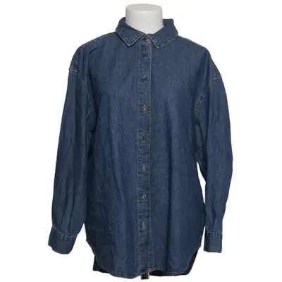 Denim blouse (Blauw) van Esmara Katoen
