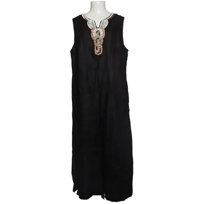 Robe (Noir) de Linea Tesini Coton, Lin