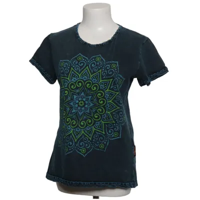 T-shirt (Grå, Blå, Grøn) fra Guru Shop Bomuld