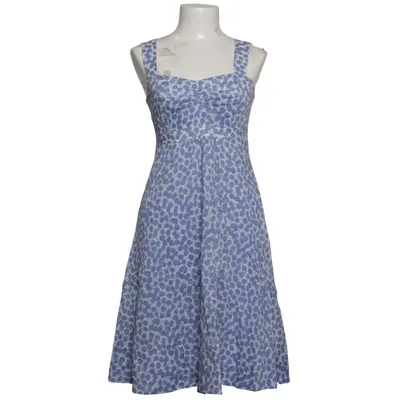 Klänning (Blå, Vit) från Caroll Bomull, Polyester