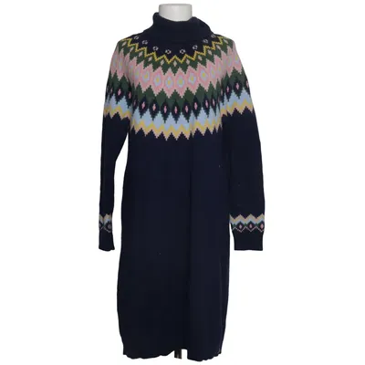 Rollkragenkleid (Blau, Mehrfarbig) von Boden Alpakawolle, Polyamid