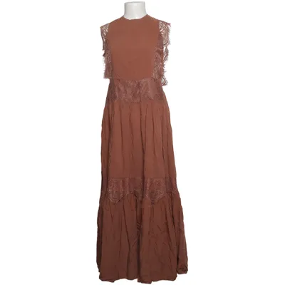 Maxikjole (Brun) fra H&M Lyocell, Polyester, Viscose