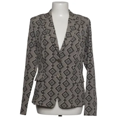 Blazer (Grau, Schwarz, Weiß) von Helena Hart Elasthan, Polyamid