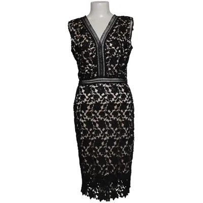 Cocktail dress (Black, Beige) from Emamoda Polyester