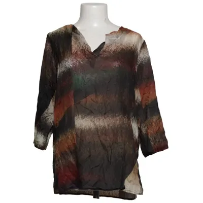 Bluse (Sort, Brun, Flerfarvet) fra Diana Gallesi Silke