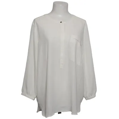 Bluse (Weiß) von JM Collection Polyester